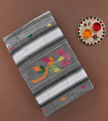 SAREES TIRUNELVELI RAYONxCOTTON Mix CHEDI BUTTA 550 cms SLNC